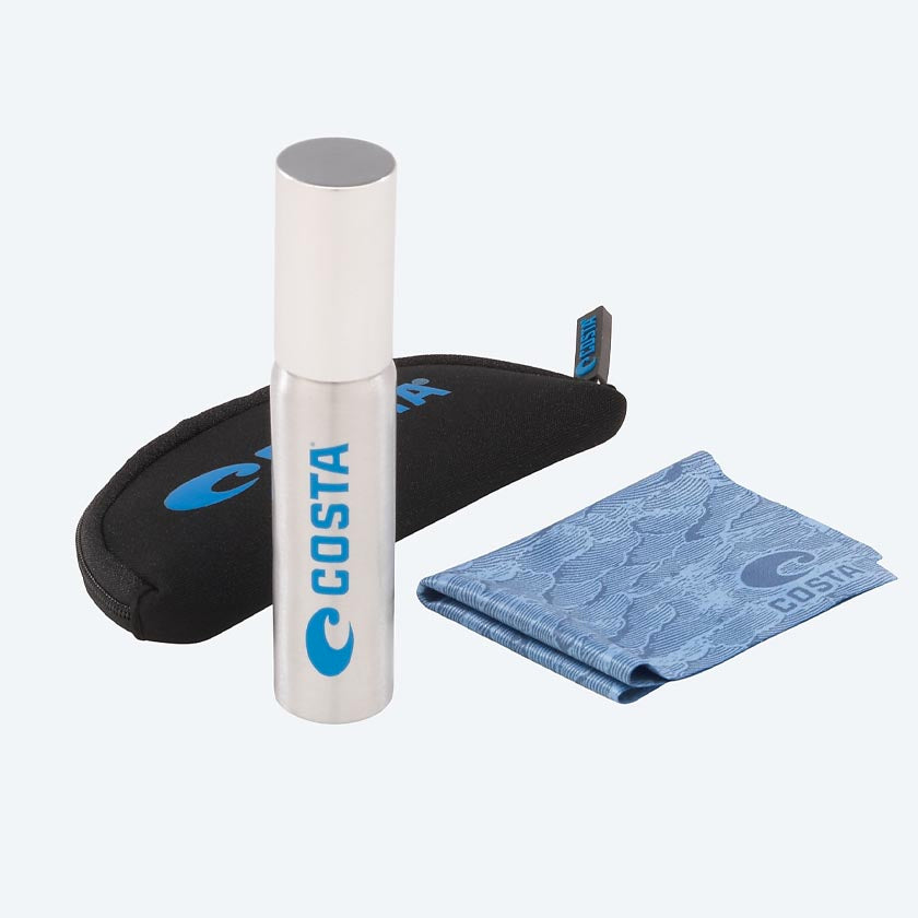 Costa Cleaning Kit - Cloth, Liquid, and Pouch