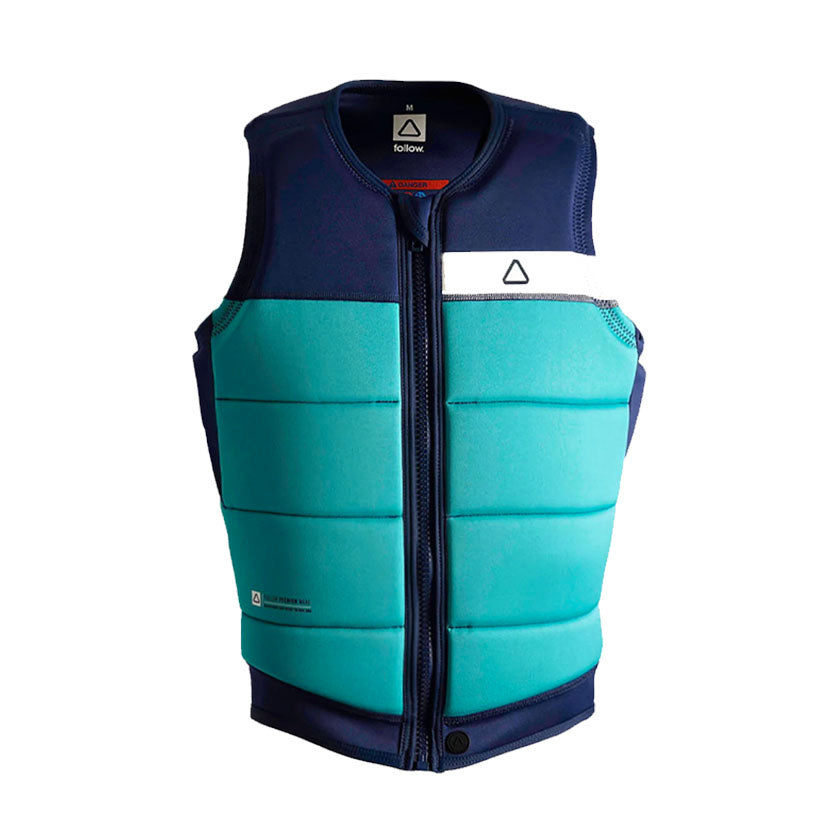 Follow Signal Men's Vest - Navy/Teal