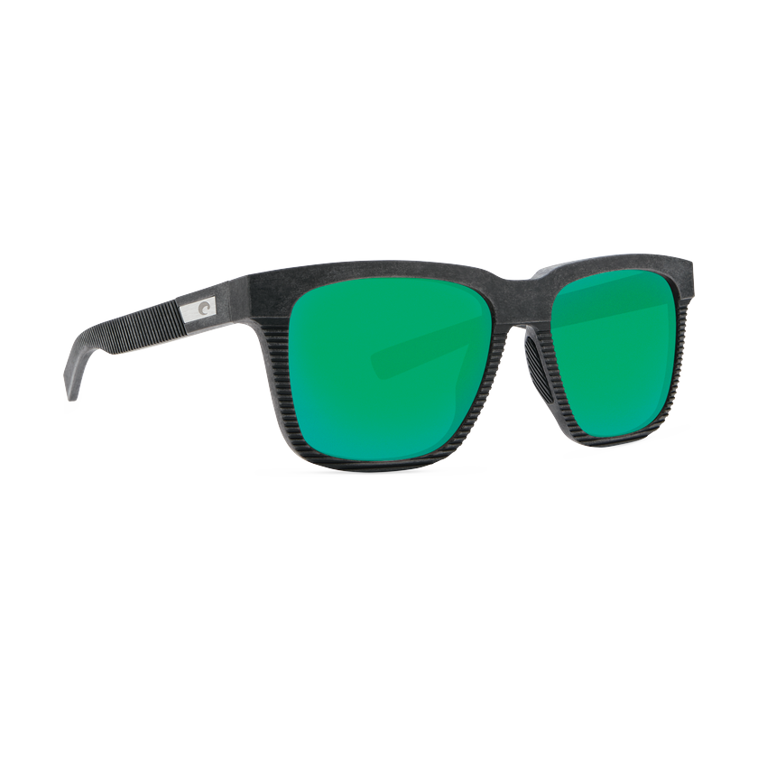 Costa Pescador - Green Mirror Polarized Glass 580 Lens - Net Gray w/Black Rubber